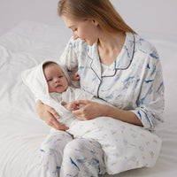 Cute Rabbit Light Cotton Baby White Swaddle Wrap-0